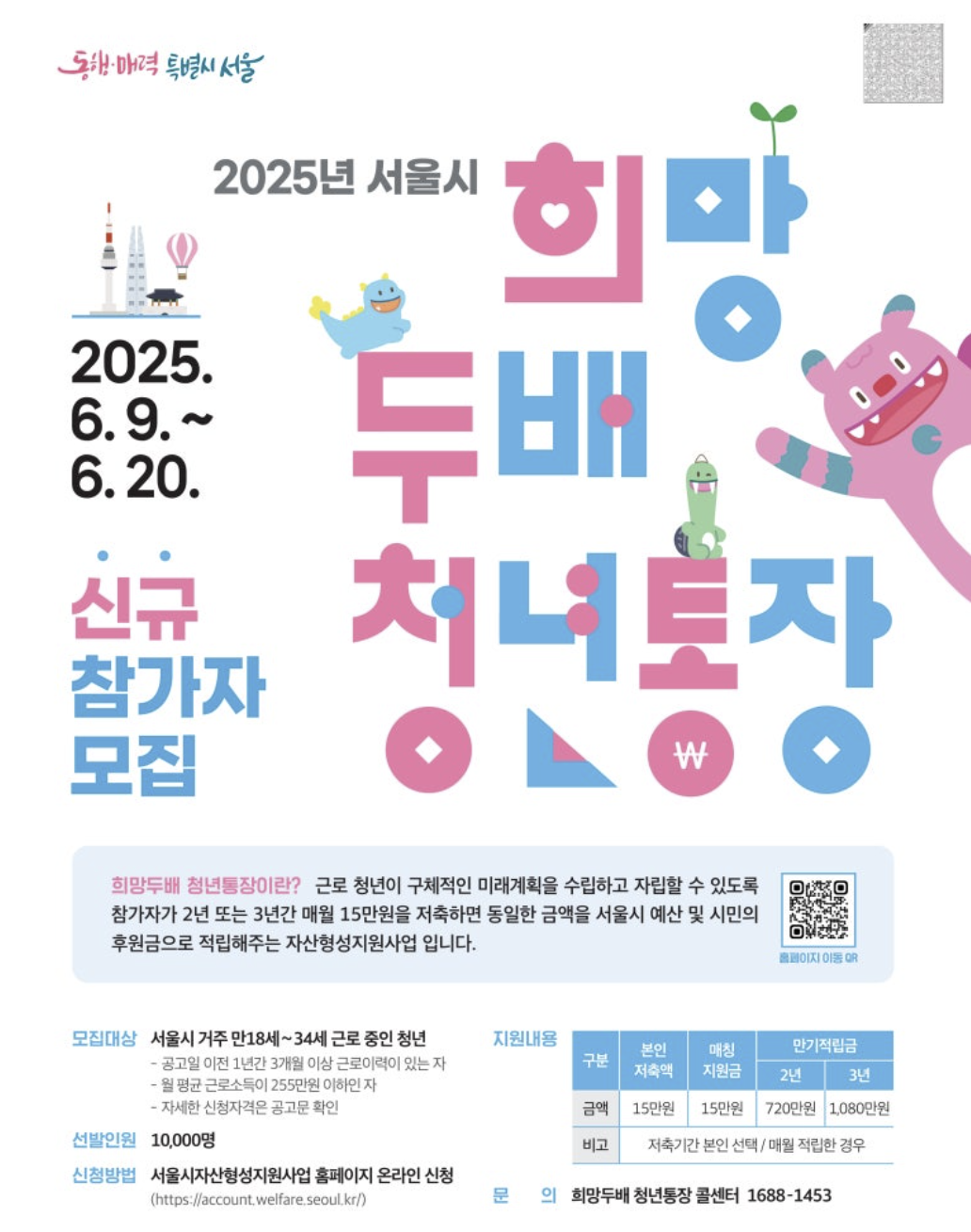 서울 희망두배청년통장