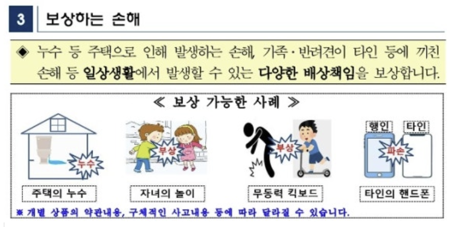 일상생활배상책임보험